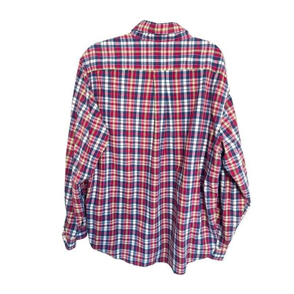 Brooks Brothers Shirt Mens Large Red Plaid Regular Fit 100% Cotton Button Down - Picture 3 of 5